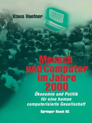 cover image of Mensch und Computer im Jahre 2000